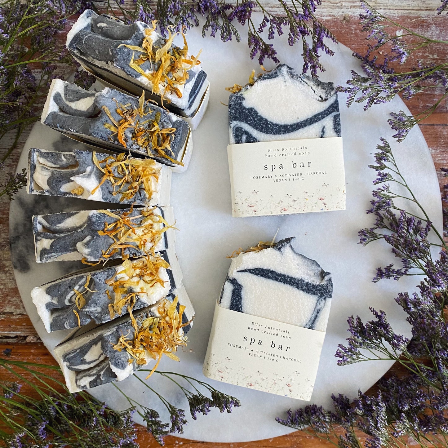 Rosemary & Activated Charcoal Spa Bar