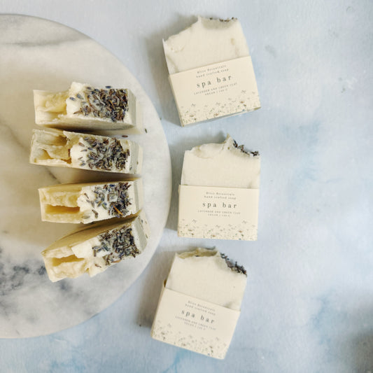 Lavender and Green Clay Spa Bar