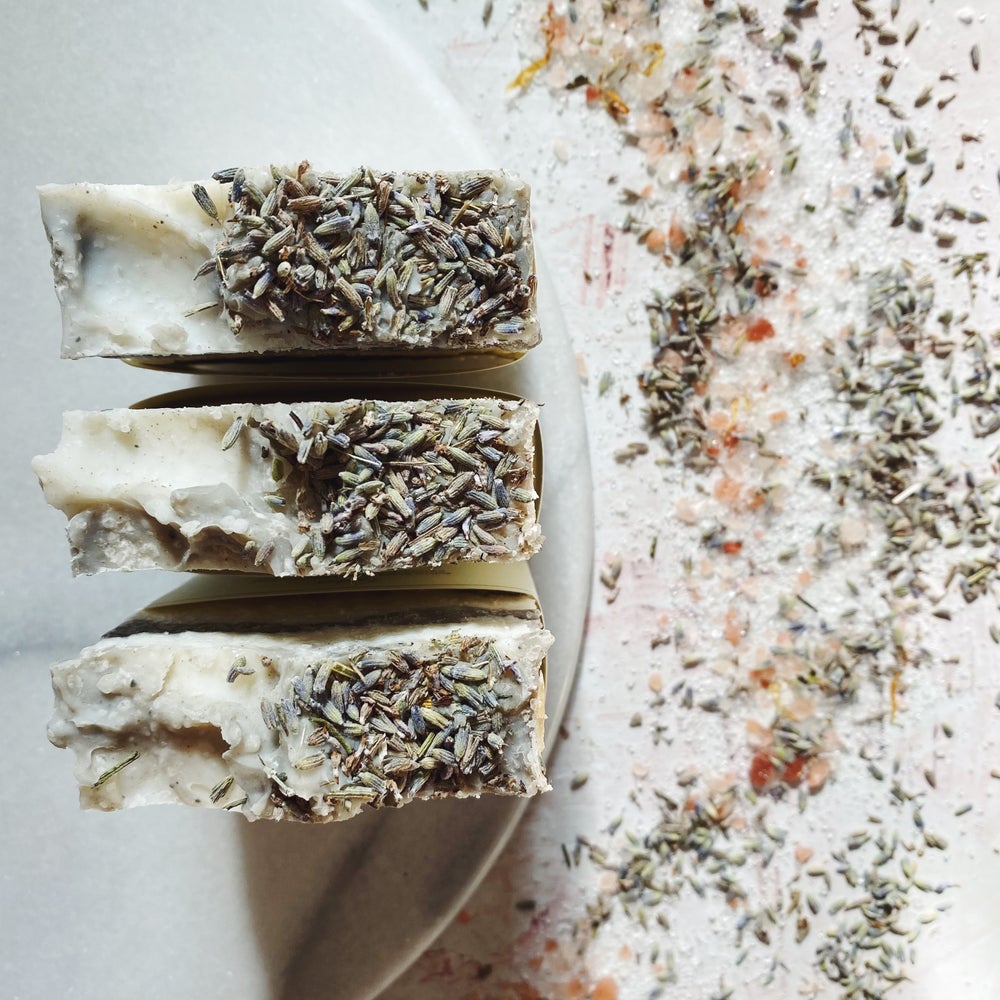 Lavender and Green Clay Spa Bar