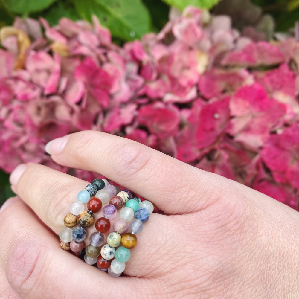 Crystal Gemstone Stackable Ring