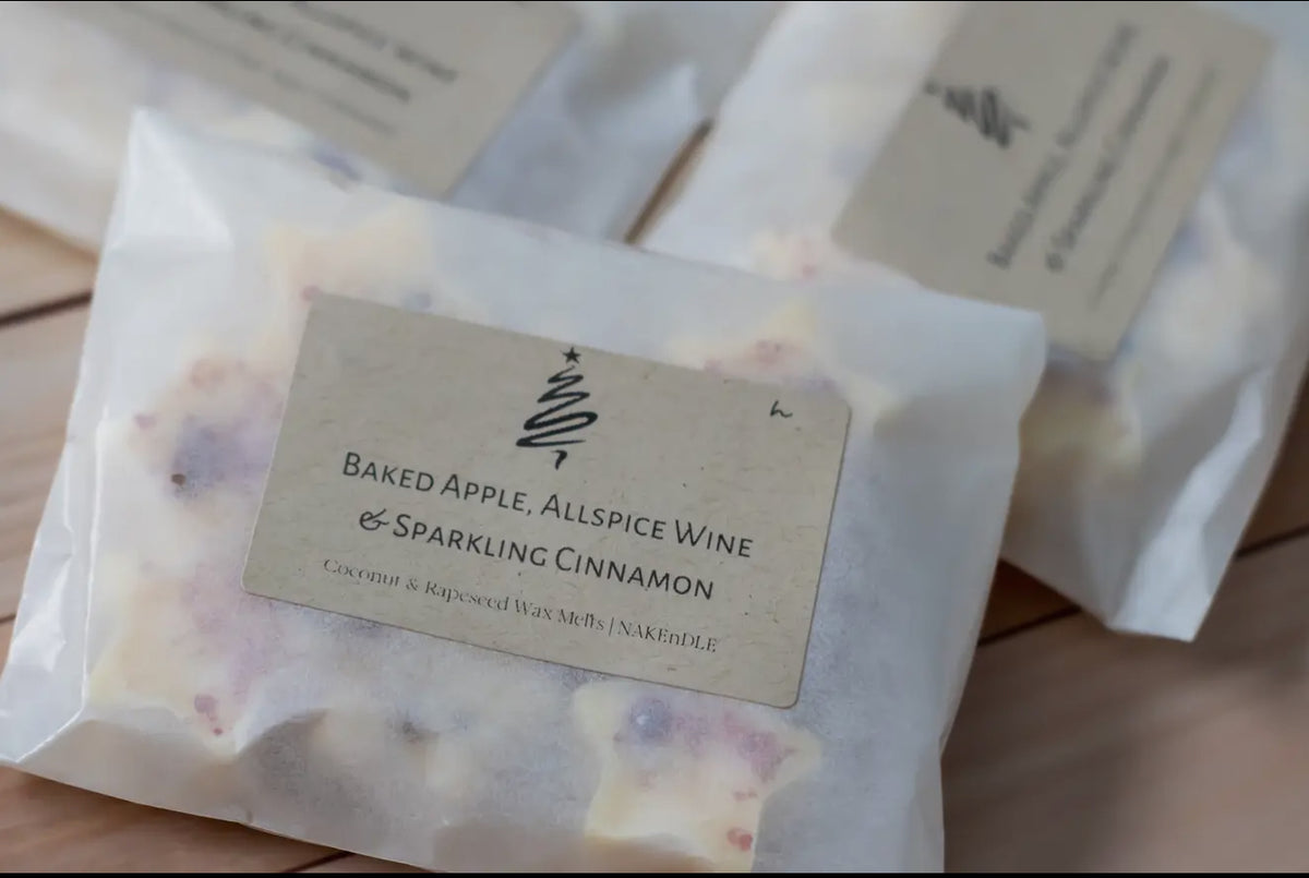 Baked Apple and Cinnamon Hand Poured Wax Melts