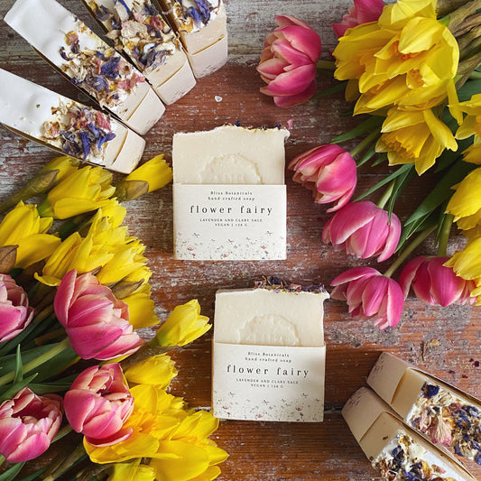 Flower Fairy Soap - Lavender, Larkspur, Clary Sage