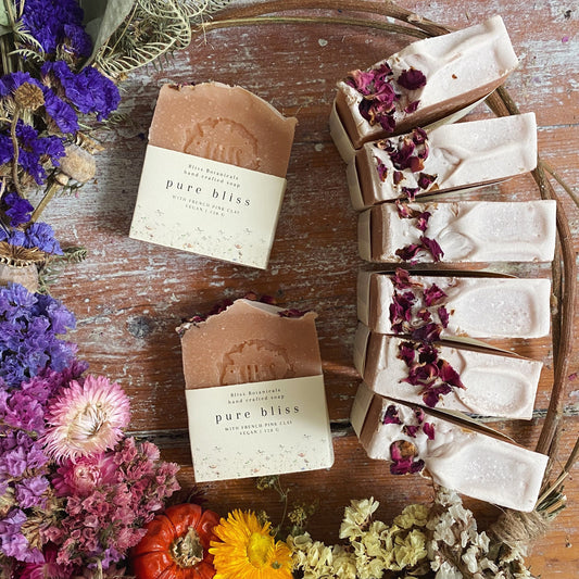 Pure Bliss Soap with French Pink Clay