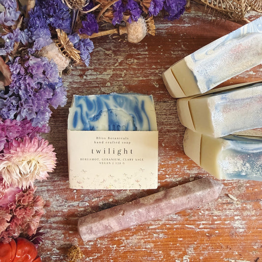 Twilight Soap - Geranium, Bergamot and Clary Sage