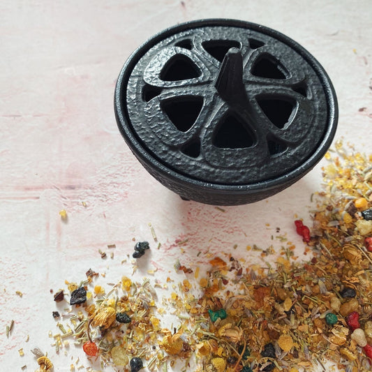 Cast Iron Incense Bowl