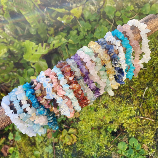 Crystal Chip Bracelets