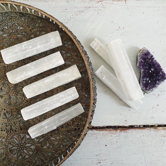 Raw Selenite Wand